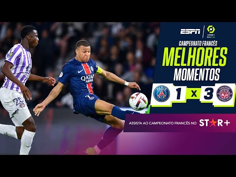 Mbappé marca, mas tem despedida 'ofuscada' por derrota do PSG para o Toulouse no Campeonato Francês