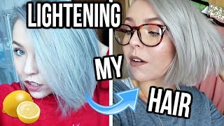 Lightening my hair with LEMON?! | Beffan