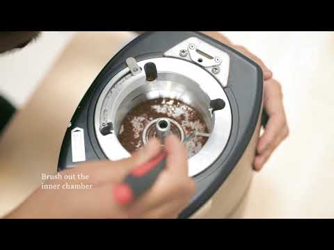 Cleaning a Mazzer Robur Espresso Grinder