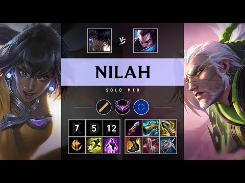 Nilah Mid vs Yasuo - EUW Master Patch 25.18