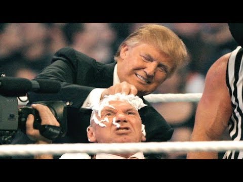 WWE Donald Trump and Bobby Lashley Vs Umaga and Vince Mcmahon Full Macth