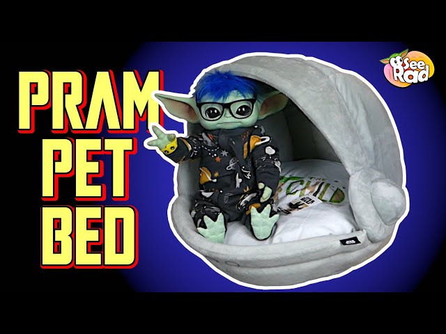 Vídeo relacionado con Star Wars Grogu - Cama para Mascotas con diseño de Personajes e Inserto extraíble Lavable a máquina - (M)