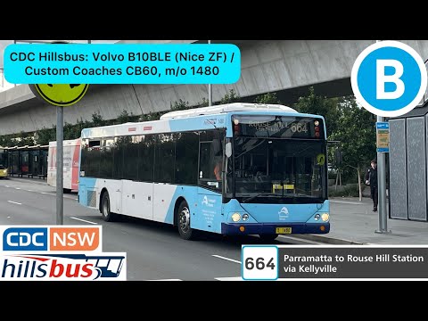 CDC Hillsbus: Volvo B10BLE (Nice ZF) / Custom Coaches CB60, m/o 1480