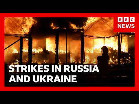 Russia launches wave of strikes on Ukraine as Kyiv hits 'Russia's Amazon' | BBC News