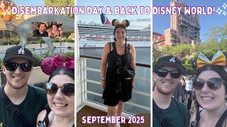 Disney Treasure Disembarkation Day! Can We Make It Back to WDW for Rope Drop? | DAY16 SEP25