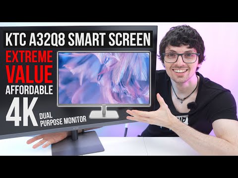 KTC 32 Inch FHD 1080p Curved Gaming Monitor - VA 1500R Curved Monitor, 165Hz 1ms MPRT, FreeSync & G-Sync, 122% sRGB, DP/HDMI, VESA, HDR10 for Gaming Home Office Business PC Monitor video review thumbnail