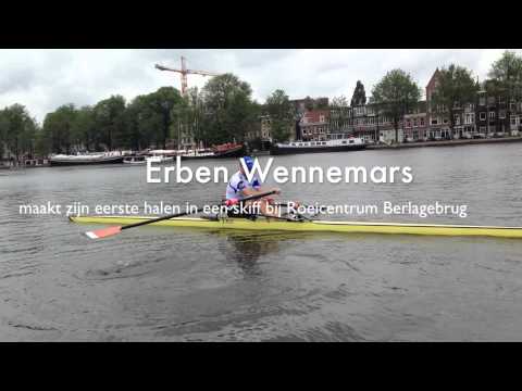 Erben Wennemars in de skiff
