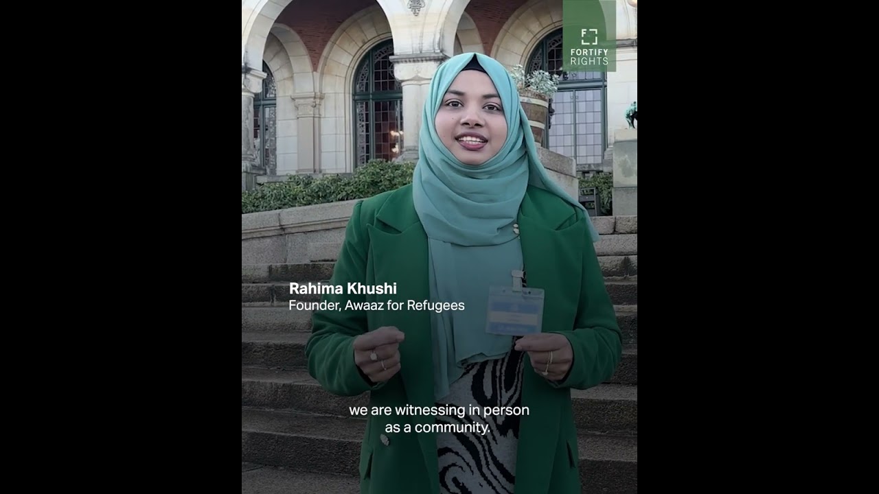 Rohingya Genocide Survivors Speak Out For Justice and Accountability