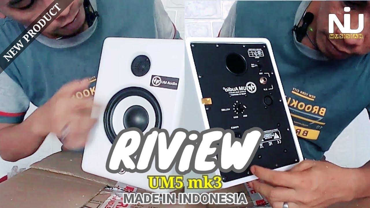 REVIEW JUJUR    UM AUDIO UM5 MK3 SPEAKER MONITOR FLAT ASLI MADE IN INDONESIA