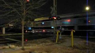 preview picture of video 'GTW Santa Train, Ford Ave., Wyandotte, MI (December 19, 2009)'