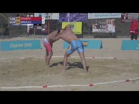 Round 2 Men's BW - 80 kg: I. YUSUBOV (AZE) v. V. MINZALA (ROU)