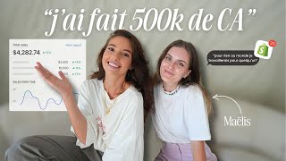 Elle fait +2'000€ par jour avec SA MARQUE grâce à mon programme