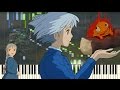 Howl S Moving Castle Piano Tutorial Synthesia Kyle Landry SHEETS MIDI