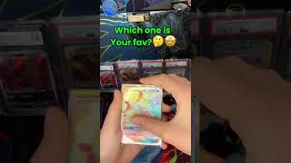 which one is your fav? #pokemonchannel #collectiblecards #pikachu #pokemoncards #packbattle
