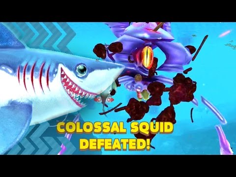 HOW TO KILL COLOSSAL SQUID BOSS SUPER FAST...!!! | Hungry Shark World Boss Update