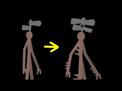Enhanced/Mutated Siren Head (The 6 sirens) - Stickman Animation