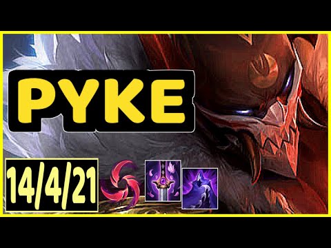 PYKE VS POPPY - 14/4/21 KDA SUPPORT GAMEPLAY GRANDMASTER I