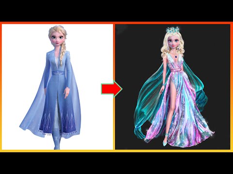 Frozen: Elsa Frozen Transformation - Elsa Frozen Disney Glow Up