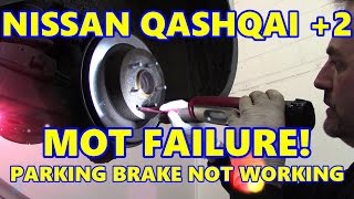 Nissan Qashqai Parking Brake MOT Failure - Handbrake Cable Replacement