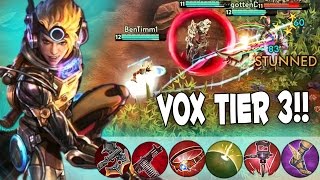 NEW Vox Tier 3 Skin Gameplay - Best Skin Ever!?! Vainglory [Cloud Raider Vox Tier 3 Skin]