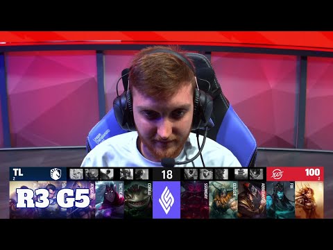 Team Liquid vs 100 Thieves - Game 5 | Round 3 Playoffs S11 LCS Summer 2021 | TL vs 100 G5