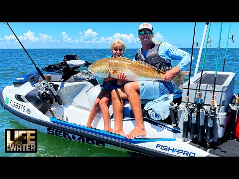 7yo Girl & a FISH as BIG as HER!  | Family @Seadoo  Day