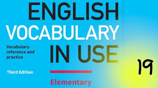 19. Cambridge English Vocabulary In Use || Elementary || Unit 19 || Shops and shopping