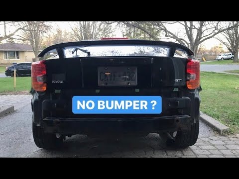 Removing my Toyota Celica's Bumper! *Bumper Delete*
