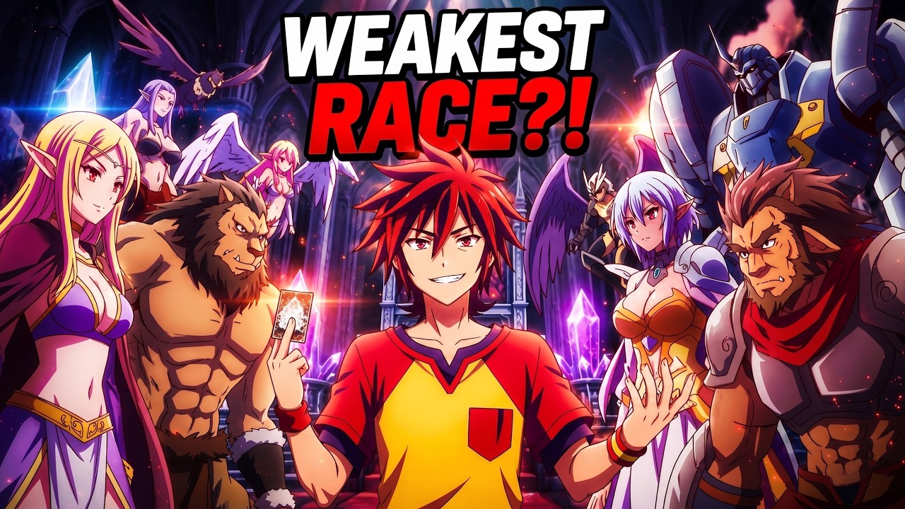 The Isekai Anime Where Humanity Is the Weakest Race on Purpose