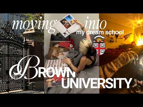 Moving into Brown University [first year, dorm decor, seoul to rhode island]