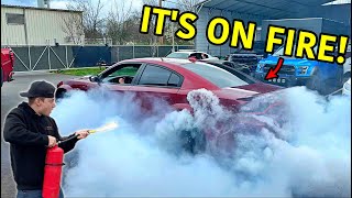 Dealership Unlocks Our Hellcat, Then It Catches On Fire!!!