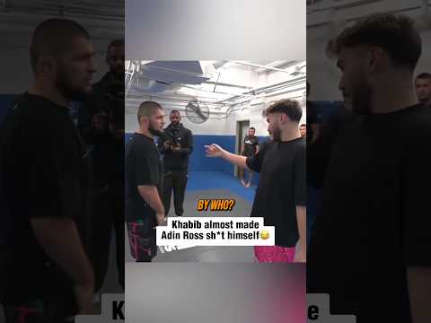 Khabib and Islam pressed Adin Ross during training🤣