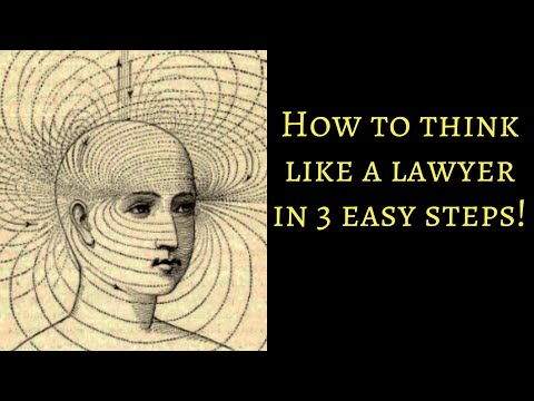 Part of a video titled How to think like a lawyer in 3 easy steps! - YouTube