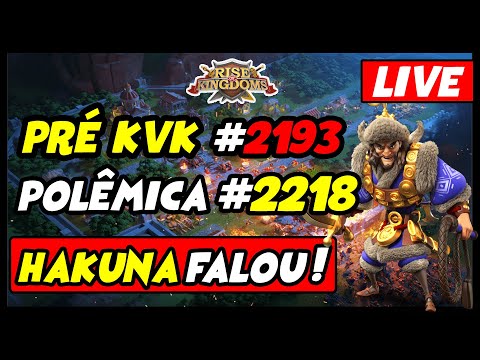 🔴AO VIVO- 🚩 ESTÁGIO 3  PRÉ KVK  #2193 - Rise Of Kingdoms #RoK