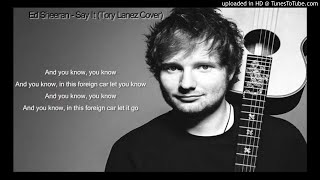 Ed Sheeran - Say It (Tory Lanez Cover) (DJ michbuze Bachata Remix 2018)