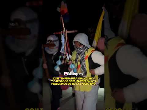 🥶🙏 ¡BAJO CERO Y A PURO CORAZÓN! PARTIERON LOS PEREGRINOS DE IRUYA Y NAZARENO | #QUEPASASALTA