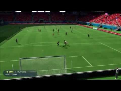 2014 FIFA World Cup Brazil Simulation - Match 46 - United States vs Germany Group Stage