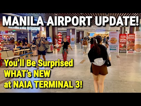Philippines MANILA AIRPORT BIGGEST CHANGE?! 🇵🇭 NEW Modern Food Hall at NAIA Terminal 3 - 2025 Tour