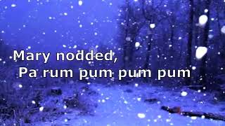 The Little Drummer Boy Charlotte Church With Lyrics  Christmas Song