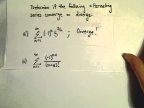 Alternating Series - Another Example 4