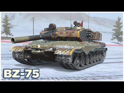 BZ-75 • 7.6K DMG 6 KILLS • WoT Blitz