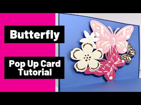 Cricut Design Space Butterfly Pop Up Card Tutorial