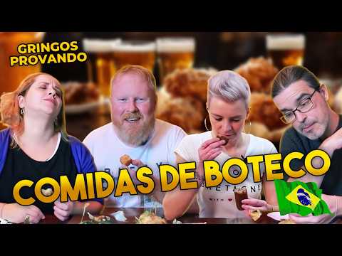 TRYING BRAZILIAN PUB FOOD FOR THE FIRST TIME 😋