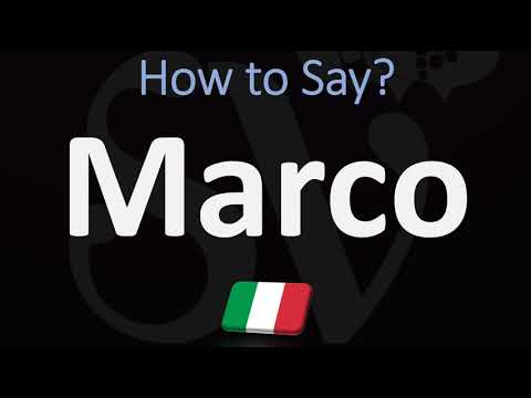 How to Pronounce Marco? (CORRECTLY) | Italian Name Pronunciation