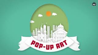Learn How To Make Pop Up Art | Easy DIY Crafts | Miniatures Course For Kids #DIY #papercrafts