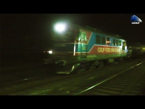 LDE2100 60-1533-3 RO-GFR pe Seara/on Evening in Oradea Est Triaj - 02 February 2018