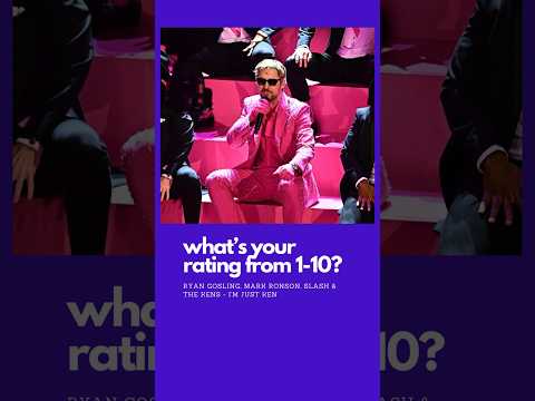 Ryan Gosling, Mark Ronson, Slash & The Kens - I'm Just Ken