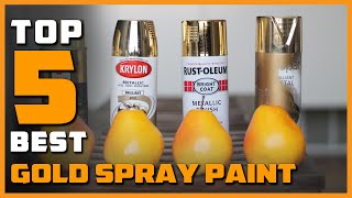 Top 5 Best Gold Spray Paints Review in 2023 | Surface Recommendation Wood, Vinyl, Plastic & Metal