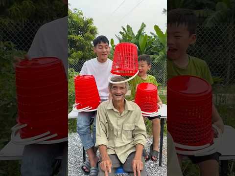 llHai anh em ch&uacute;c mừng sinh nhật &Ocirc;ng nội tội nghiệp si&ecirc;u Cute🥰🤣👶&hearts;️😱#shorts#cute