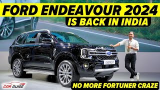 2024 Ford Endeavour India Launch | Toyota Fortuner Rival | Return of Ford Confirmed ? Ford Everest